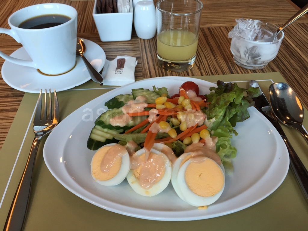 Grand Swiss Sukhumvit 11（グランド スイス スクンビット１１）の朝食